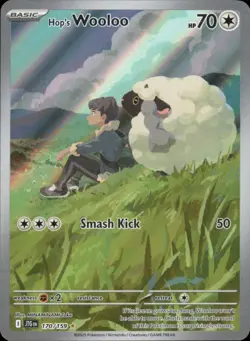 Hop's Wooloo 170/159 Holo - Pokemon SV09: Journey Together - NM - Image 1