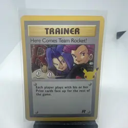 Pokemon Celebrations 25th Anniversary 15/82 Here Comes Team Rocket! Holo - Image 1