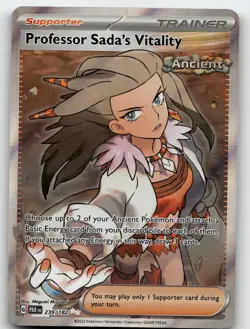 PROFESSOR SADA'S VITALITY 239/182 ULTRA RARE PARADOX RIFT POKEMON NEAR MINT - Image 2