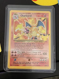 Pokemon TCG Charizard Holo Celebrations 25th Anniversary 4/102 Base Set Art NM - Image 1