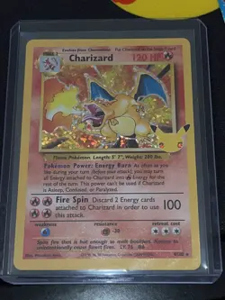 Pokemon TCG Charizard Holo Celebrations 25th Anniversary 4/102 Base Set Art NM - Image 2