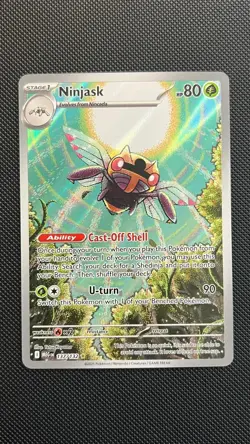 Ninjask 137/132 Illustration Rare Mega Evolution Pokemon Near Mint - Image 1