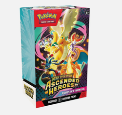 Pokemon TCG: Mega Evolution Ascended Heroes Booster Bundle 6 Packs New Sealed - Image 1