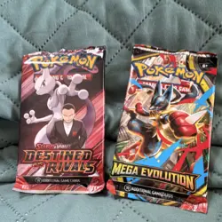 Pokemon Scarlet & Violet Destined Rivals Mega Evolution Booster Packs 2x10 - Image 1