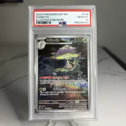 PSA 10 Pokemon Shiinotic 194/191 Sv08 Surging Sparks Illustration Rare Holo - Image 1