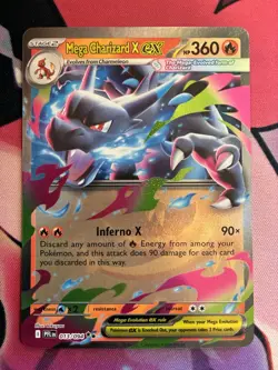 Pokemon TCG Mega Charizard EX 013/094 Phantasmal Flames - Image 3
