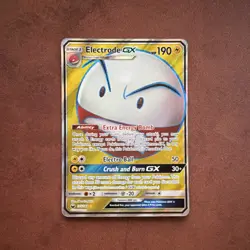 Pokemon Electrode GX Full Art Holo Ultra Rare 155/168 SM-Celestial Storm 190 HP - Image 1
