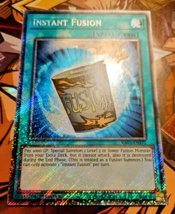 Instant Fusion (Platinum Secret Rare) - RA03-EN171 - Yu-Gi-Oh TCG - Image 2