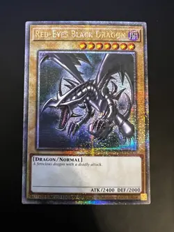 Yu-Gi-Oh! Red-Eyes Black Dragon TN23-EN003 Quarter Century Secret Rare Konami - Image 1
