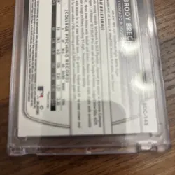 2025 Bowman Chrome Draft Sapphire Edition - Brody Brecht Yellow /75 (RC) - Image 5