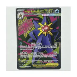 Pokemon Mega Starmie EX Holo English Card 102/088 Perfect Order Ultra Rare - Image 1