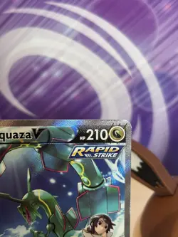 Rayquaza V 194/203 Evolving Skies Pokemon TCG Card Alt Art Rare MINT! UK seller - Image 5