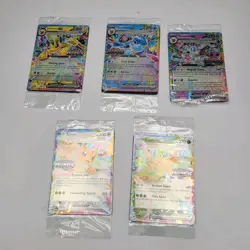 Prismatic Evolutions Stamped Eeveelutions Promo Cards Still Sealed - Image 1
