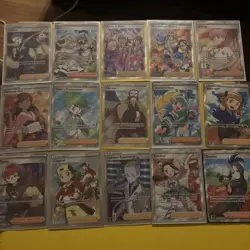 Pokemon Tcg Lot Of Pokemon Trainers, Including Rainbows. 62 Cards. $228 in value - Image 1