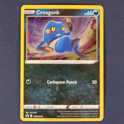 Croagunk SWSH245 - SWSH Black Star - Promo Holo Pokemon Card - M / NM - Image 1