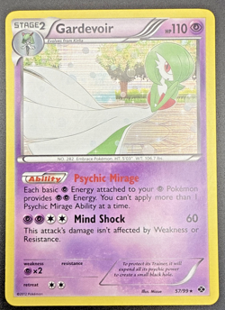 Gardevoir 57/99 Pokemon Card TCG Next Destinies Holo Rare - Image 1