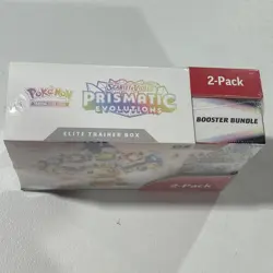 Pokemon TCG Prismatic Evolutions Costco 2 Pack ETB Booster Bundle Sealed Cards - Image 2