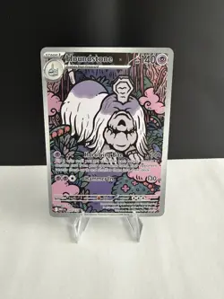 Pokemon TCG Houndstone Illustration Rare Card 145/132 - Image 1