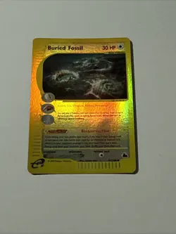 Pokemon - Buried Fossil - Reverse Holo - 47/144 - Skyridge - e-Series Card - LP - Image 1
