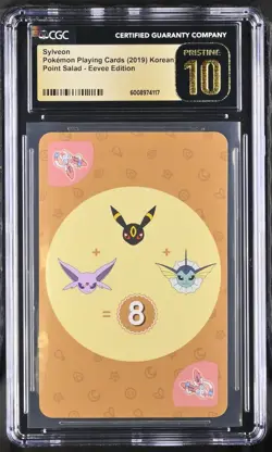Sylveon Pokemon Playing Card 2019 Korean Point Salad Eevee Ed. CGC Pristine 10 - Image 2