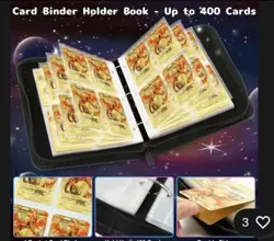 Pokemon Raichu Waterproof Binder for TCG Cards with Sleeves 4 Pocket 400 Card - Image 3