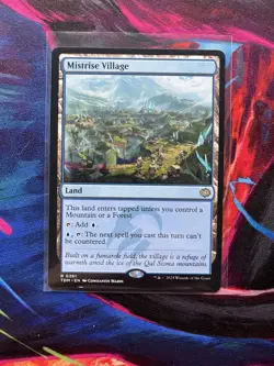 Wizards of the Coast MTG Mistrise Village TDM Land EN 0261 Blue - Image 1