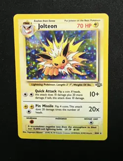 Jolteon 4/64 Holo Rare WOTC Jungle Pokemon 1999 Wizards Of The Coast TCG - Image 1