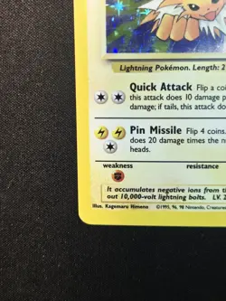 Jolteon 4/64 Holo Rare WOTC Jungle Pokemon 1999 Wizards Of The Coast TCG - Image 5