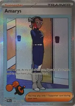 Amarys - 170/131 170/131 Holo SV: Prismatic Evolutions Pokemon NM - Image 1