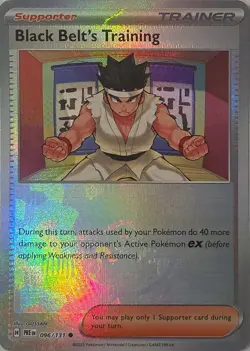 Black Belt's Training -096/131 (Poke Ball Pattern) Holo SV: Prismatic Evolutions - Image 1