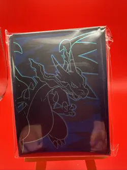 Charizard Card 65 Sleeves (New & Sealed) - Pokemon - Phantasmal Flames ETB - Image 1