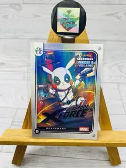 Pikachu as Cosplay Deadpool X-Force Heroes & Villains Non-Pokemon Fan Art Card - Image 1