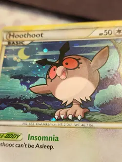 Pokemon TCG - Hoothoot - HGSS05 - Holo HeartGold & SoulSilver Promos - Image 3