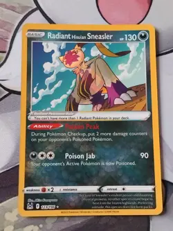 Radiant Hisuian Sneasler 123/196 - Holo Rare - Pokemon Lost Origin #1 - Image 1