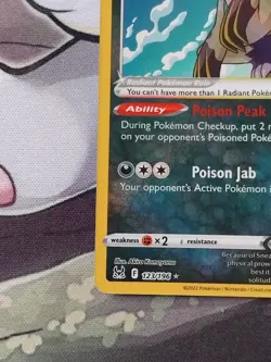 Radiant Hisuian Sneasler 123/196 - Holo Rare - Pokemon Lost Origin #1 - Image 4