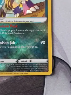 Radiant Hisuian Sneasler 123/196 - Holo Rare - Pokemon Lost Origin #1 - Image 5