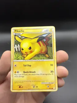 Pikachu 78/123 Pokemon Heartgold & Soulsilver Common 2010 - Image 1