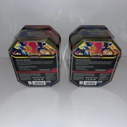 Set of 2 Pokemon TCG Mega Charizard X and Y Tins - Brand New & Sealed✅ - Image 3