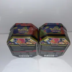 Set of 2 Pokemon TCG Mega Charizard X and Y Tins - Brand New & Sealed✅ - Image 5