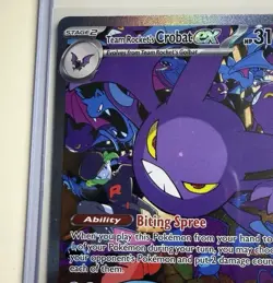 Pokemon TCG - Team Rocket's - Crobat ex - 234/182 - SV Destined Rivals SIR - NM - Image 2