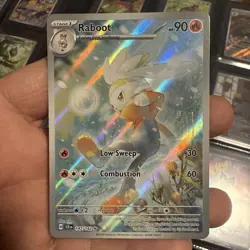 Pokemon TCG Raboot 147/142 Sv07: Stellar Crown Illustration Rare NEAR MINT - Image 1