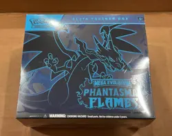 Phantasmal Flames Pokemon TCG ETB Elite Trainer Box New Factory Sealed - Image 1
