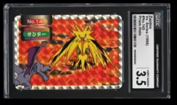 1998 Topsun Vs. Series Zapdos vs. Aerodactyl CGC 3.5 Japanese #145 Prism Holo - Image 1