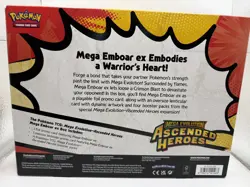 Pokemon: Mega Evolution Ascended Heroes Mega Emboar Ex Box New and Sealed ✅ - Image 3