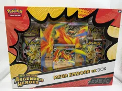 Pokemon: Mega Evolution Ascended Heroes Mega Emboar Ex Box New and Sealed ✅ - Image 4