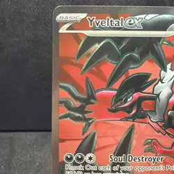Yveltal ex 105/088 - Full Art Ultra Rare - Pokemon TCG: Perfect Order - NM - Image 4