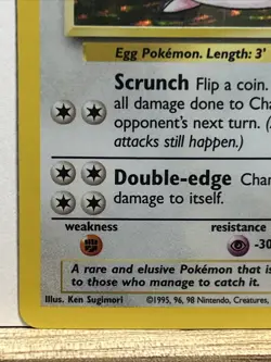 1999 VINTAGE POKEMON TCG CHANSEY 3 BASE SET HOLO RARE MP - Image 4