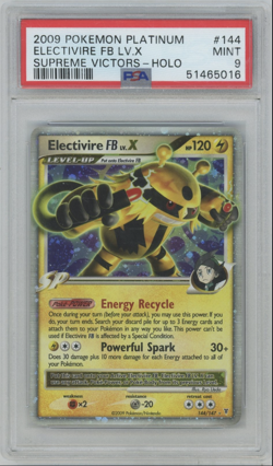 Pokemon Electivire FB Lv.X Supreme Victors Holo Ultra Rare #144 PSA 9 Mint - Image 1