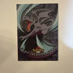 Pokemon AERODACTYL #142 Holo Foil Topps Blue Logo 1st TV Animation 2000 LP - Image 1