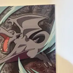 Pokemon AERODACTYL #142 Holo Foil Topps Blue Logo 1st TV Animation 2000 LP - Image 3